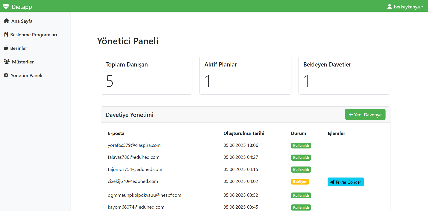 Dietapp - Akıllı beslenme ve diyet takip uygulaması